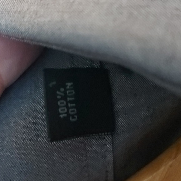 NWOT John Varvatos Button Down Shirt Gray Size 16.5 - Picture 6 of 6